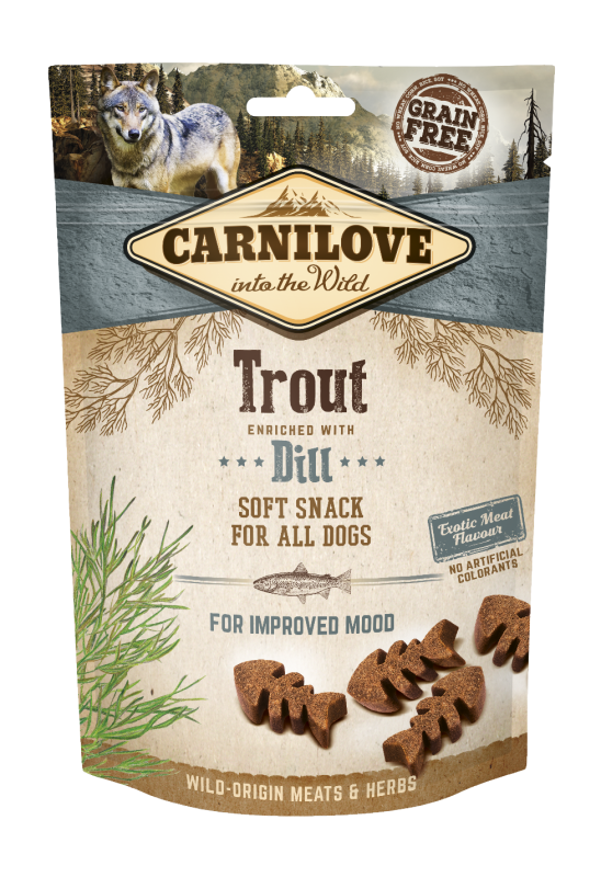 Carnilove Dog SemiMoist Trout & Dill 200 g