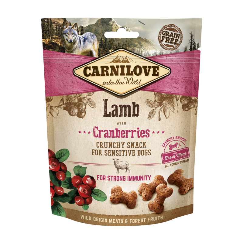 Carnilove Dog Crunchy Snack Lamb & Cranberries 200 g