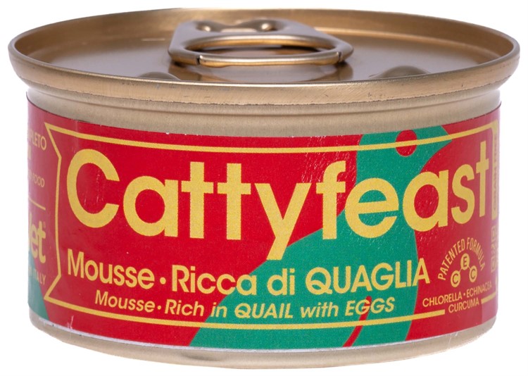 Fidovet CattyFeast Kitten, mousse, quail & eggs 85 g