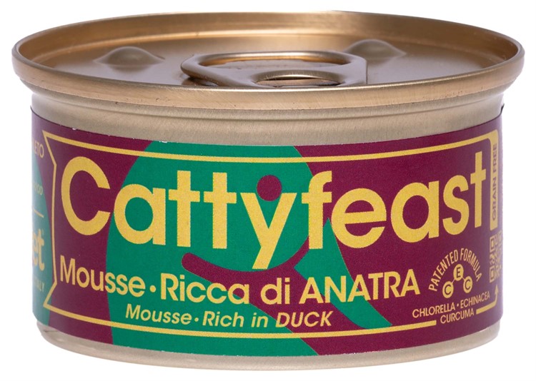 Fidovet CattyFeast Adult, mousse, duck 85 g