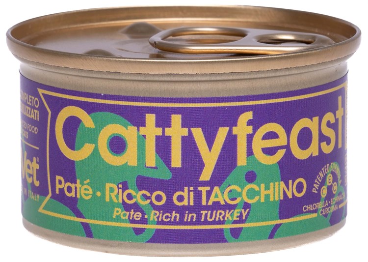 Fidovet CattyFeast Sterilised, paté, turkey 85 g