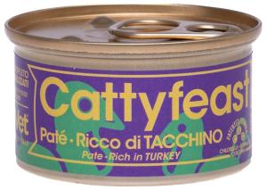 Fidovet CattyFeast Sterilised, paté, turkey 85 g