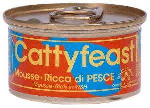 Fidovet CattyFeast Sterilised, mousse, fish 85 g