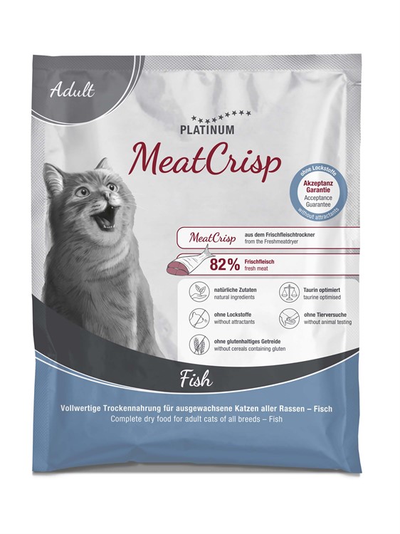 Platinum Cat MeatCrisp Adult Fish 50 g, prov