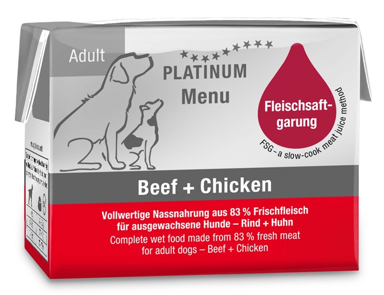 Platinum MENU Adult Beef+Chicken 90 g