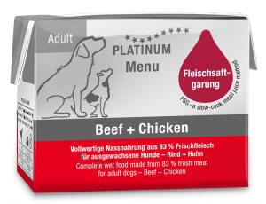 Platinum MENU Adult Beef+Chicken 90 g