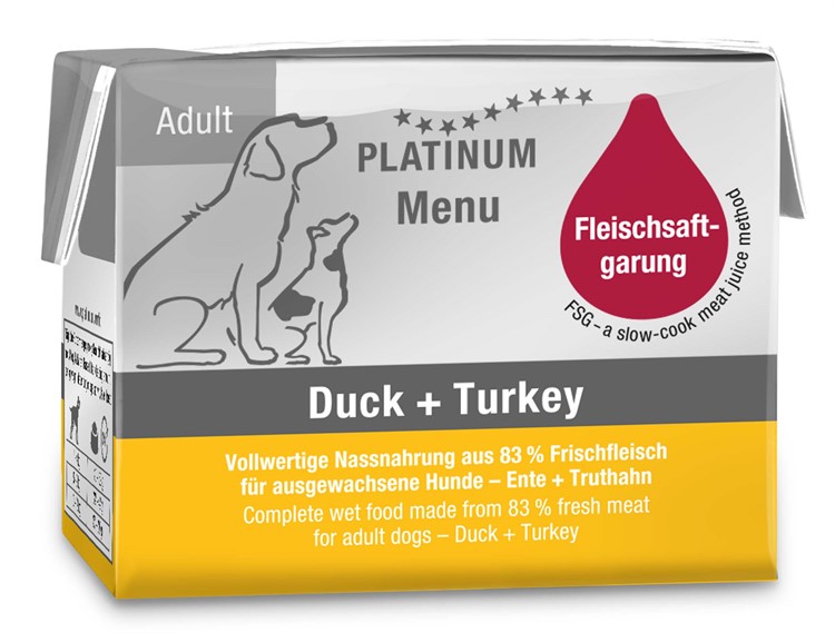 Platinum MENU Adult Duck+Turkey 90 g