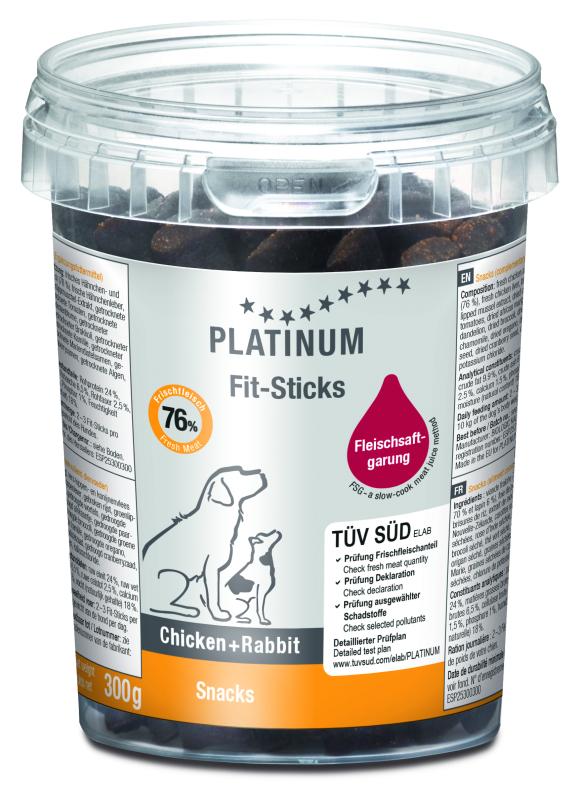 Platinum Fit-Sticks Chicken+Rabbit 300 g