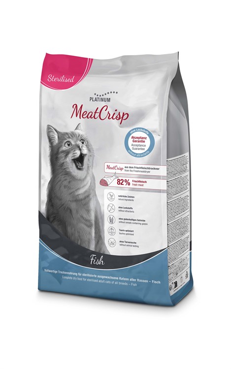 Platinum Cat MeatCrisp Sterilised Fish 1,5 kg