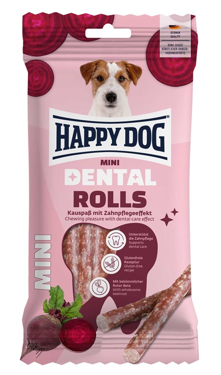 HappyDog Dental Rolls Mini 92 g
