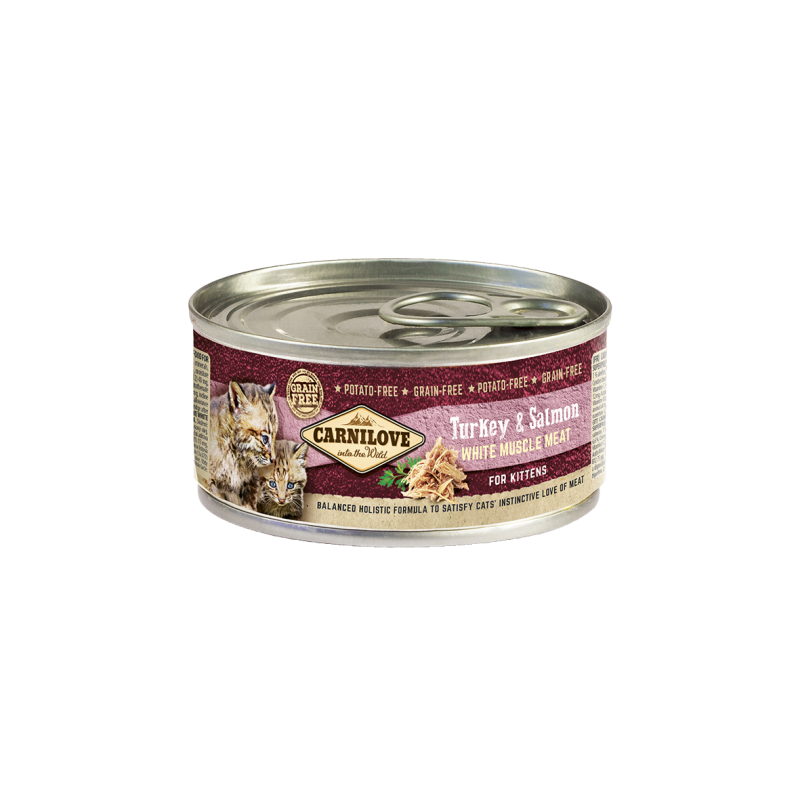 Carnilove White Muscle Meat Turkey & Salmon for Kittens 100 g