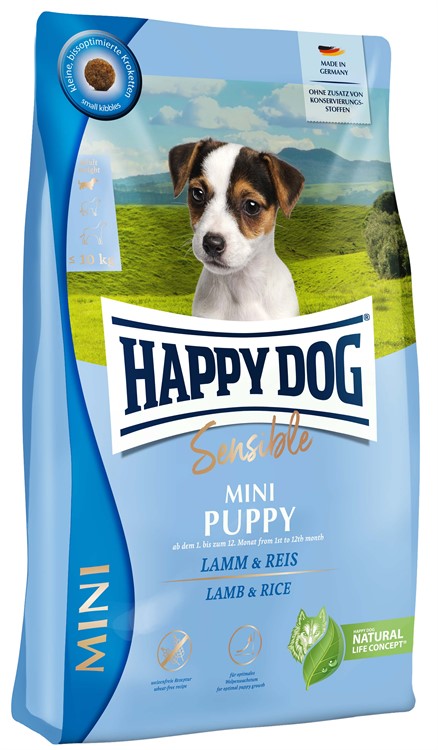 HappyDog Sensible Mini Puppy Lamb & Rice