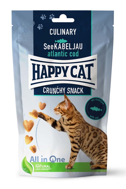 HappyCat Crunchy Snack torsk/ärtor 70 g
