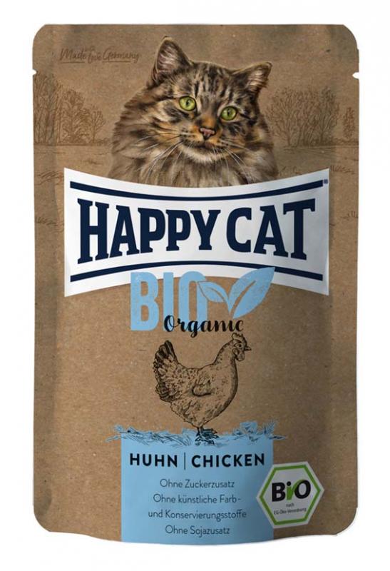 HappyCat våt, Bio Organic, kyckling 85 g