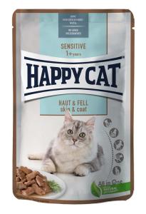 HappyCat våt/sås, Skin & Coat, 85 g