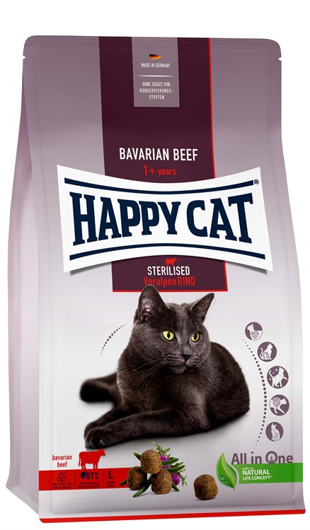 HappyCat Adult Sterilised nötkött