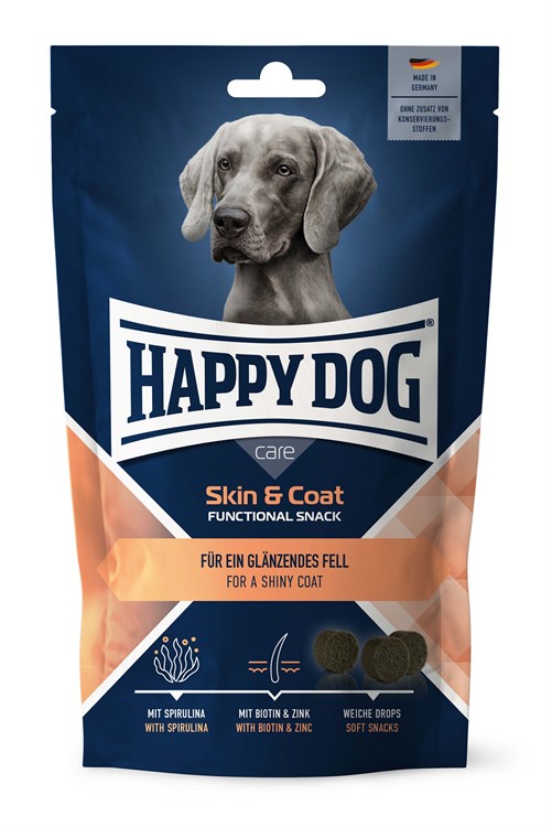 HappyDog Care Snack Skin & Coat 100 g