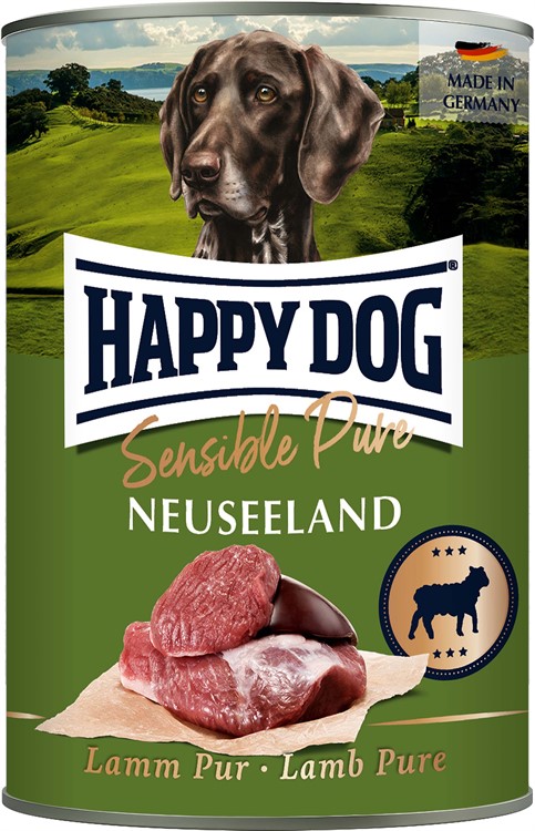 HappyDog konserv Neuseeland, 100% lamm
