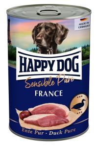 HappyDog konserv, France 100% anka