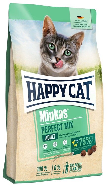HappyCat Minkas, Perfect Mix, fågel/fisk/lamm