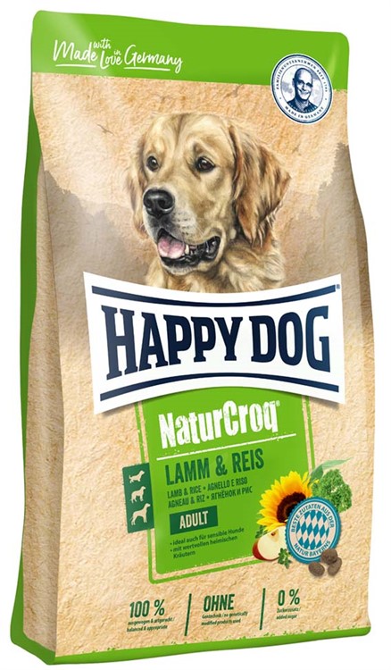HappyDog NaturCroq lamm & ris 15+3 kg