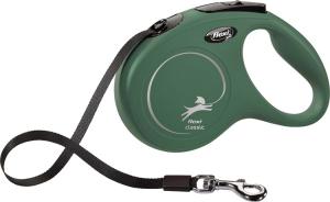 Flexi New Classic M 5 m band, olivgrön