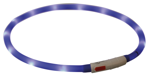 Flash light ring silikon USB, XS-XL 70 cm/10 mm