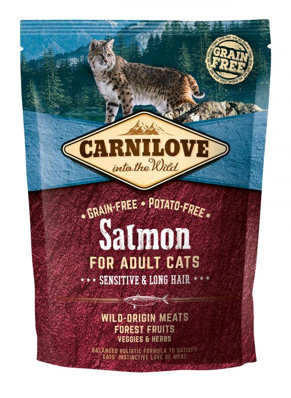 Carnilove Cat Salmon Adult- Sensitive & Long Hair