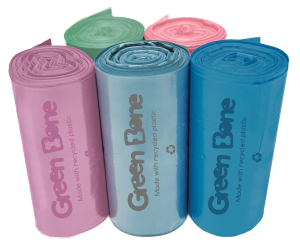 Bajspåsar Green Bone 50 st/rulle, mix