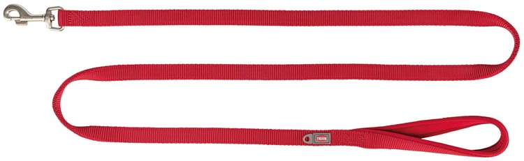 Premium koppel XS,180 cm/10 mm, röd