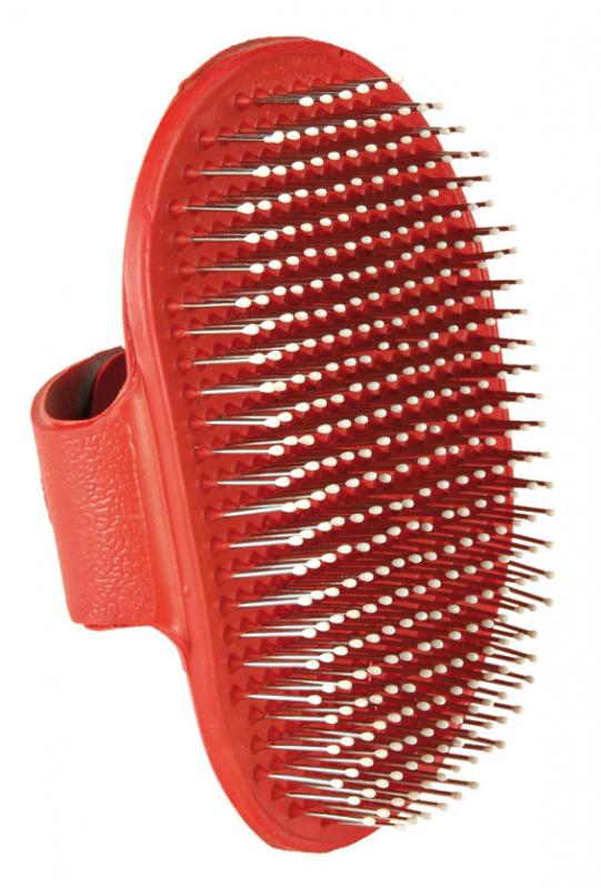 Terrierkarda Gummi m stålpiggar 12,5x7,5 cm