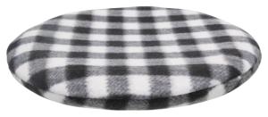 Värmedyna för microvågsugn, ø 26 cm, svart/vit
