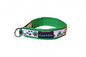 Gustaf & Evita halvstryp Nyckelpiga äpplegrön