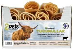 2pets Nordisk tuggrulle, nöt M, 18 cm