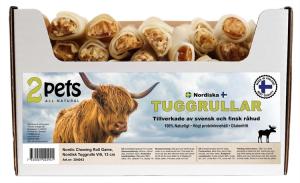 2pets Nordisk tuggrulle med vilt, 13 cm