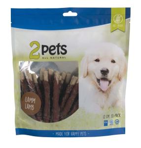 2pets Tuggpinne mald, lamm, 12cm, 30-pack,