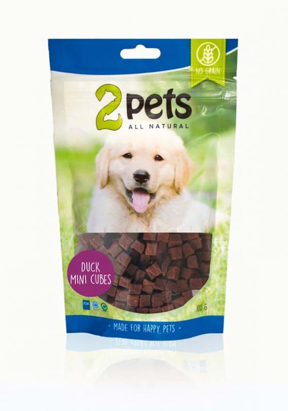 2pets Dogsnack Duck MiniCubes
