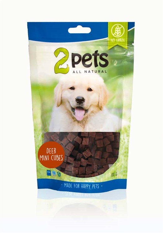 2pets Dogsnack Deer MiniCubes