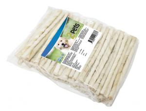 2pets Tuggpinne vriden Vit 24 cm / 7-8 mm, 50-pack