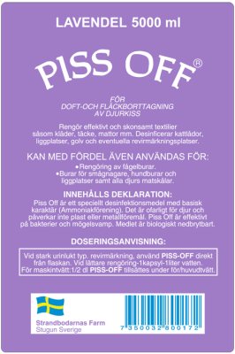 Piss Off lavendel 5 liter, dunk