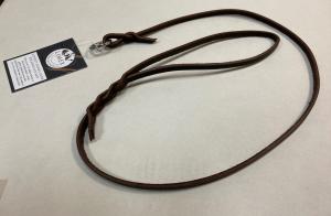 Utställningskoppel läder ca 90 cm, 6 mm brun