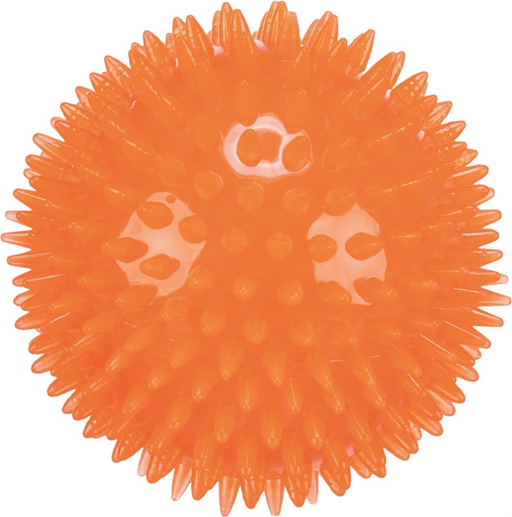 Igelkottsboll TPR-gummi 8 cm flytande, orange