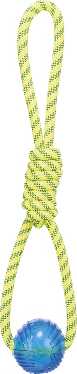 Aqua Toy rep med boll, flytande, polyester/TPR, ø 6 x 40 cm