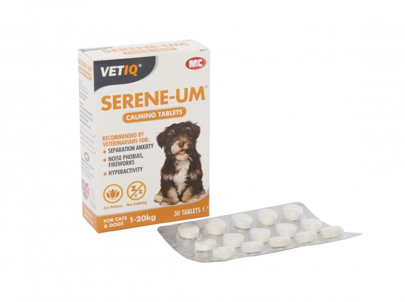 Serene-Um 30 tabletter, hund & katt 1-20 kg