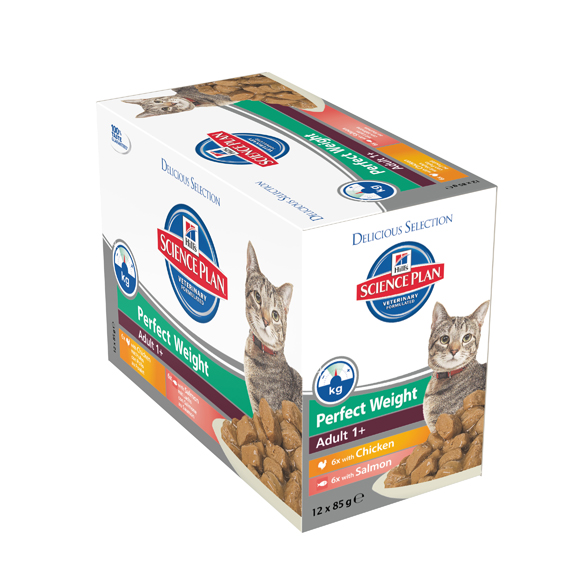 Hill's Feline Perfect Weight Multipack 12x85 g