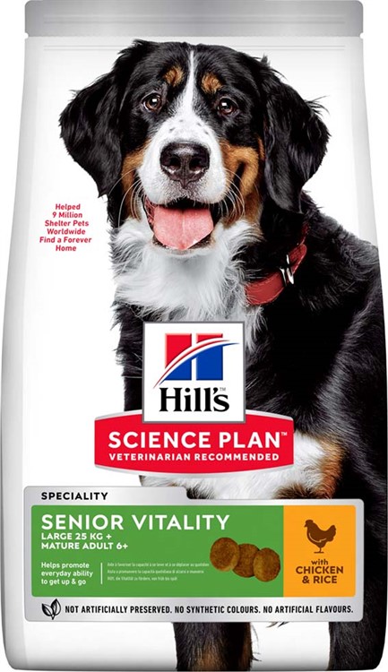 Hill's Canine Senior Vitality LargeBreed Chicken 12 kg