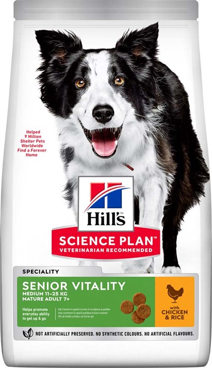 Hill's Canine Senior Vitality Medium Chicken