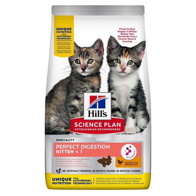 Hill's Kitten Perfect Digestion Chicken & Brown Rice
