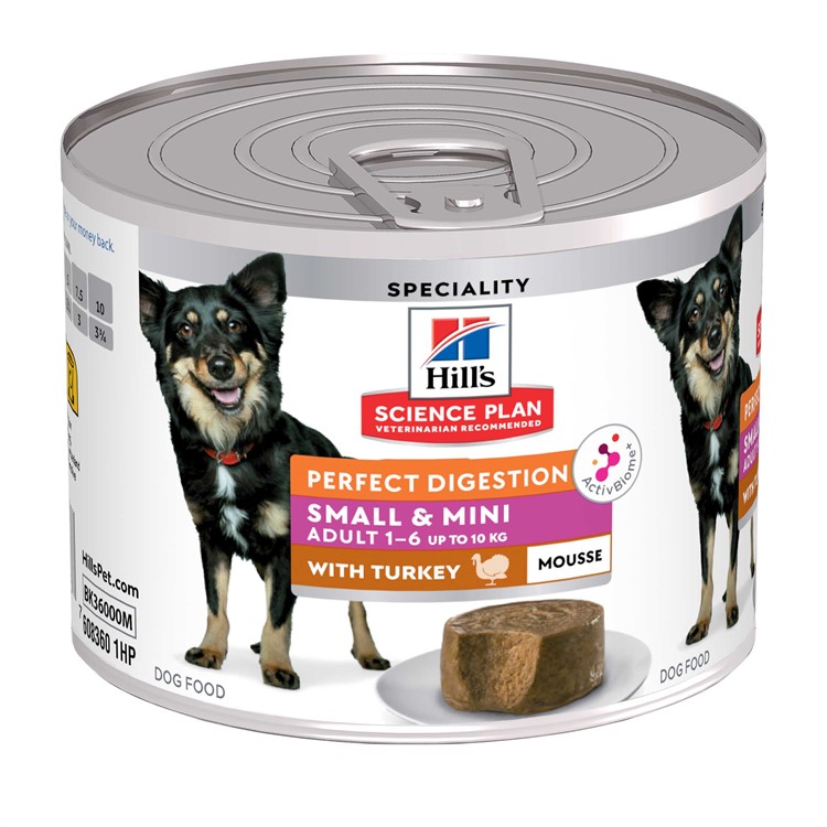 Hill's Canine Adult Perfect Digestion Mousse Small & Mini Turkey 200 g