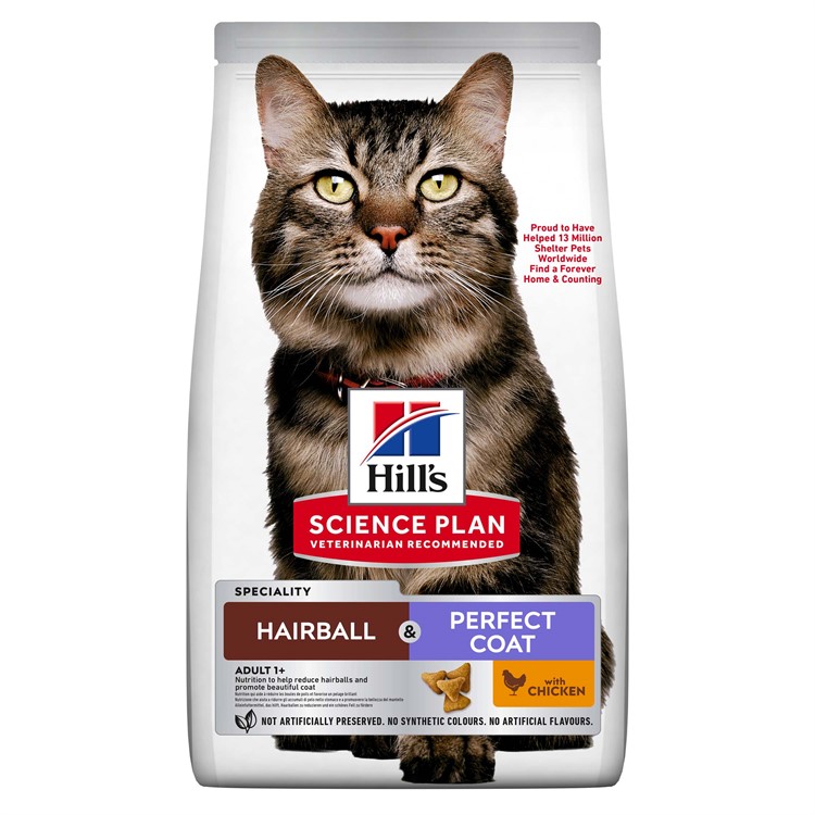 Hill's Feline Hairball & Perfect Coat Chicken